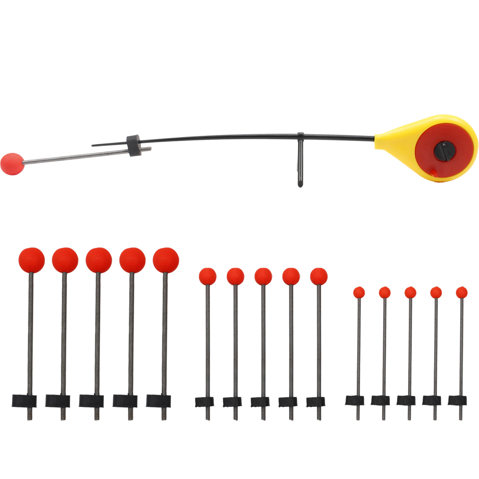 Fishing Rod Tip Replacement - アイスフィッシングロッド本体またはパーツのスプリングチップパック（cm）交換オプション