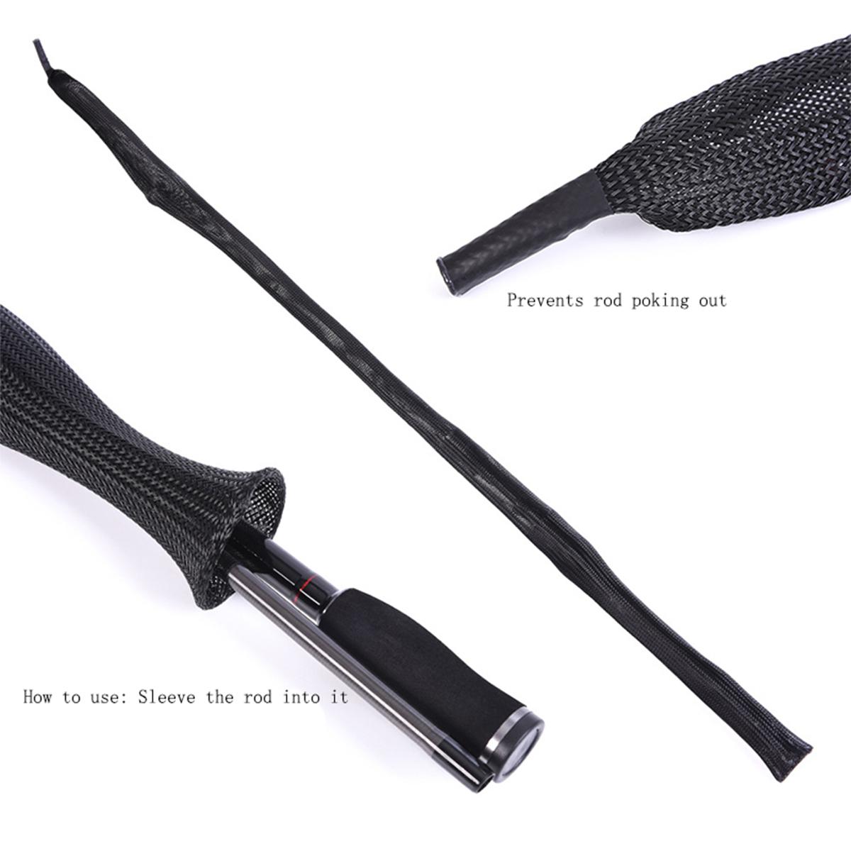 釣り竿編みネット保護カバー釣り道具スピニングキャスティングア - Fishing Rod Ice のレビューと価格